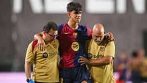 Barcelona announces ACL injury for rising star Marc Bernal.